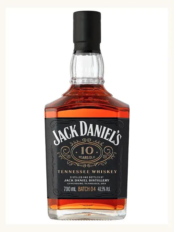 Jack Daniel's 10 Year Old Batch 4 Tennessee Whiskey 700ml whiskey bottle