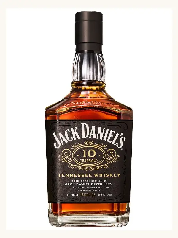 Jack Daniel's 10 Year Old Batch 5 Tennessee Whiskey 700ml whiskey bottle