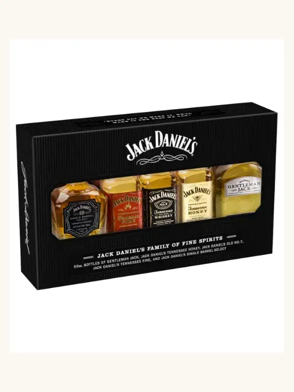 Jack Daniel's Family Fine Spirits 5 Pack 50mL gift pack