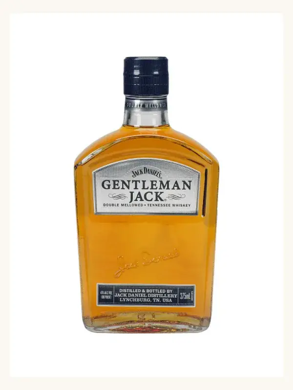 Jack Daniel's Gentleman Jack Double Mellowed Tennessee Whiskey 375mL whiskey bottle