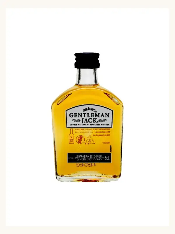 Jack Daniel's Gentleman Jack Double Mellowed Tennessee Whiskey Glass Miniature 50mL gift pack