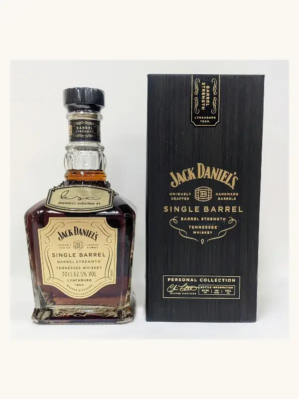 Jack Daniel's KSC Distillers Select #1 Single Barrel Barrel Strength Tennessee Whiskey 700ml whiskey bottle