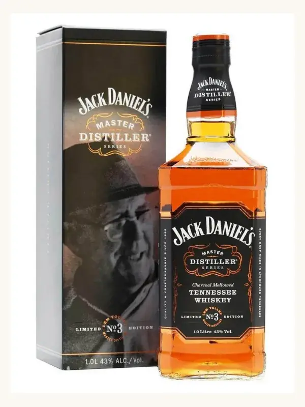 Jack Daniel's Master Distiller's No. 3 Limited Edition Tennessee Whiskey 1L whiskey bottle