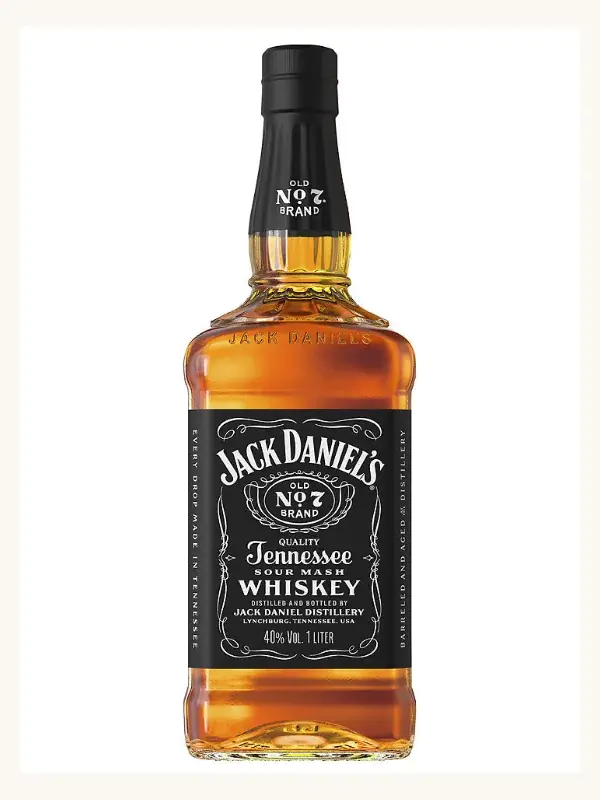 Jack Daniel's Tennessee Whiskey 1L whiskey bottle