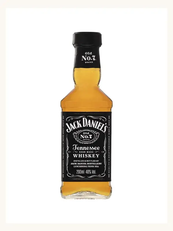 Jack Daniel's Tennessee Whiskey 200mL whiskey bottle