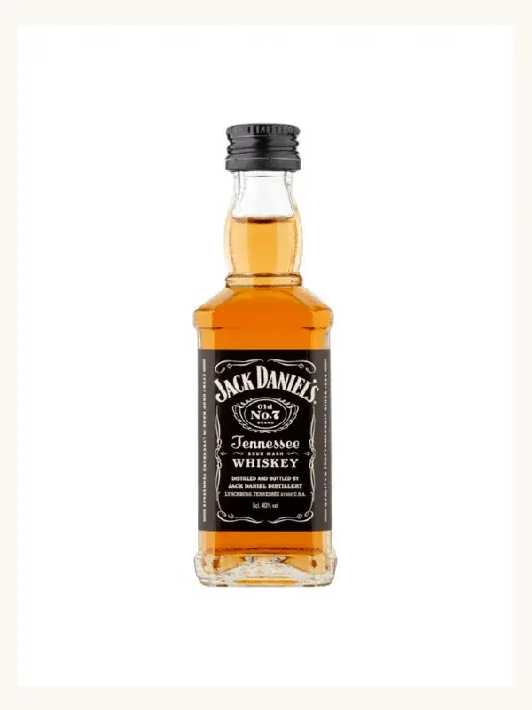 Jack Daniel's Tennessee Whiskey 50mL whiskey bottle