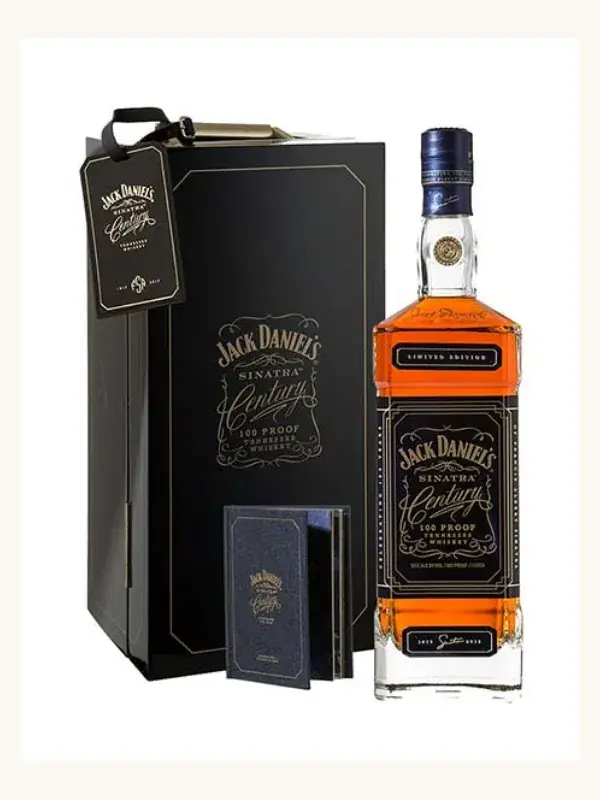 Jack Daniel's Sinatra Limited Edition whiskey bottle