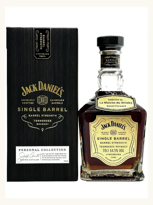 Jack Daniel's Single Barrel Barrel Strength Sweet Forward #2 Tennessee Whiskey 700mL whiskey bottle