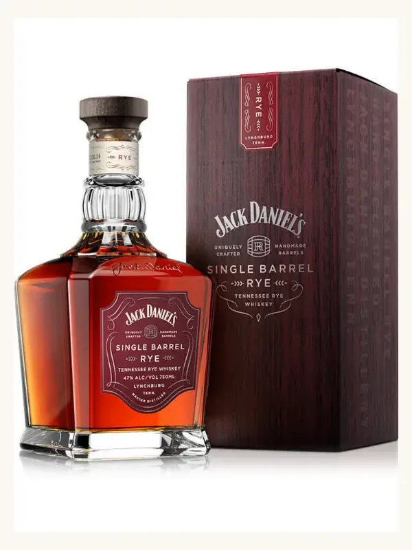 Jack Daniel's Single Barrel Rye Tennessee Whiskey 750mL whiskey bottle