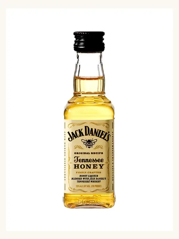 Jack Daniel's Tennessee Honey Flavoured Whiskey Miniature 50mL liqueur bottle