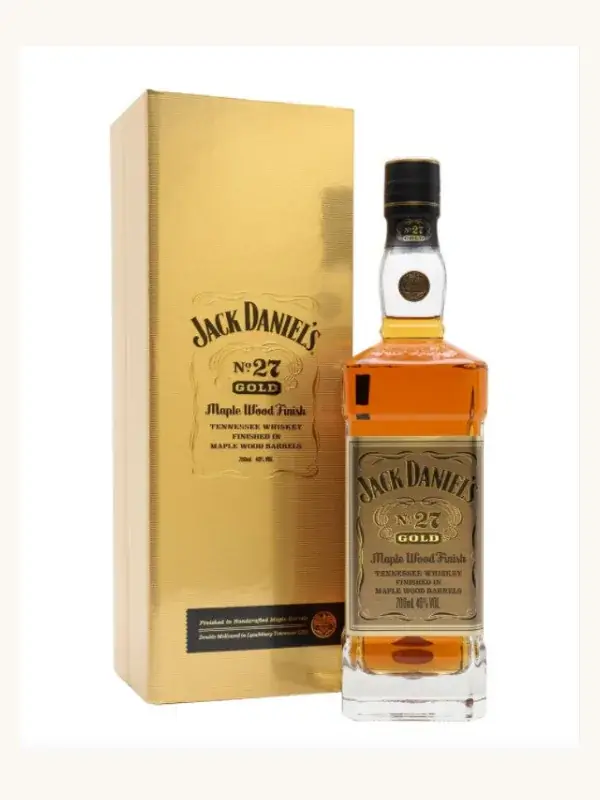 Jack Daniel's Tennessee Whiskey No 27 Gold Maple Wood Finish 100mL whiskey bottle