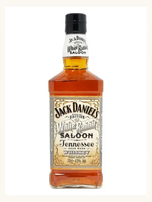 Jack Daniel's White Rabbit Saloon Tennessee Whiskey 700ml whiskey bottle