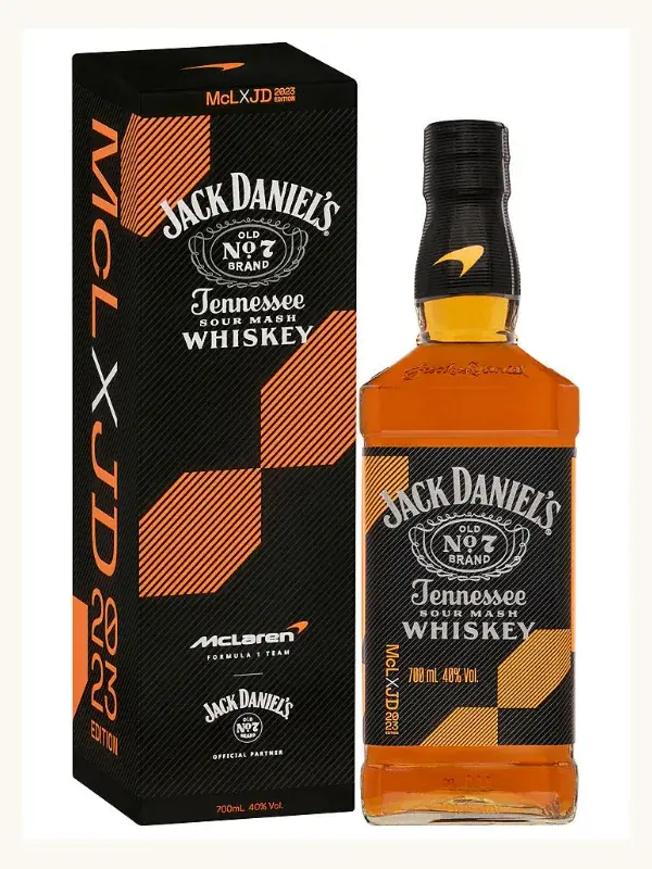 Mclaren X Jack Daniel’s 2023 Limited Edition Tennessee Whiskey 700ml whiskey bottle