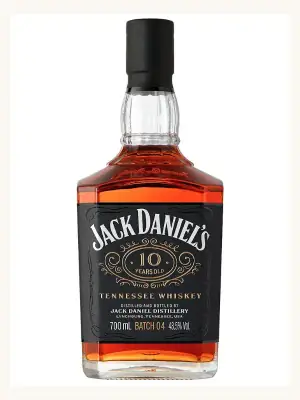Jack Daniel's 10 Year Old Batch 4 Tennessee Whiskey 700ml whiskey bottle