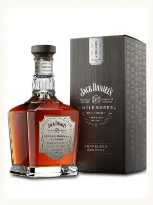 Jack Daniel's 100 Proof Single Barrel Tennessee Whiskey 750mL whiskey bottle