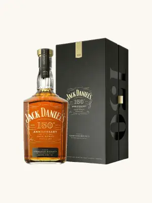 Jack Daniel's 150th Anniversary 100 Proof Tennessee Whiskey 1L whiskey bottle