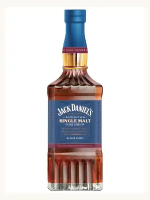 Jack Daniel's American Single Malt Oloroso Sherry Cask Tennessee Whiskey 1L whiskey bottle