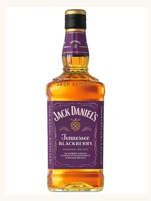 Jack Daniel's Blackberry Flavoured Tennessee Whiskey 700mL liqueur bottle