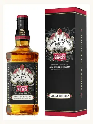 Jack Daniel's Legacy Edition 2 Limited Edition Tennessee Whiskey 1L whiskey bottle