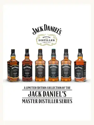 Jack Daniel's Master Distiller Complete Collection 1-6 Tennessee Whiskey 6 x 700mL gift pack