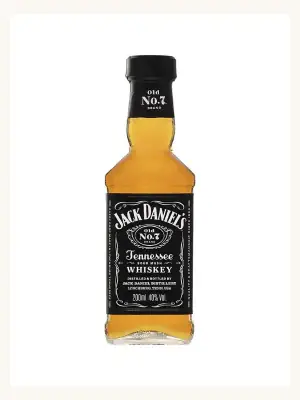Jack Daniel's Tennessee Whiskey 200mL whiskey bottle
