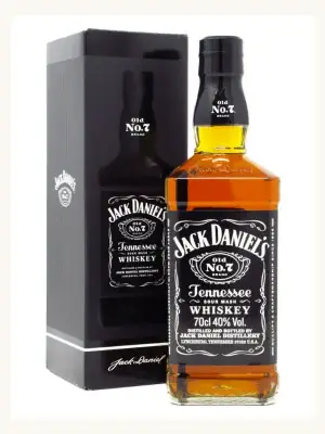 Jack Daniel's Old No.7 With Gift Box Tennessee Whiskey 700mL gift pack