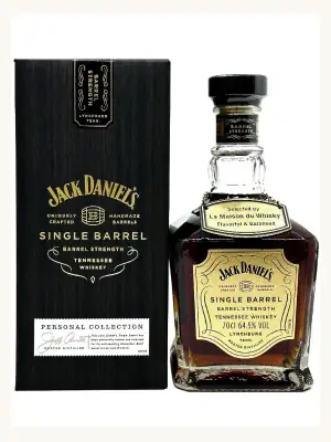 Jack Daniel's Single Barrel Barrel Strength Flavourful & Balanced #4 Tennessee Whiskey 700mL whiskey bottle