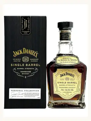 Jack Daniel's Single Barrel Barrel Strength Full Bodied & Robust #3 Tennessee Whiskey 700mL whiskey bottle