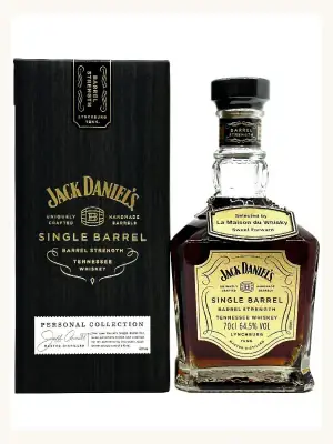 Jack Daniel's Single Barrel Barrel Strength Sweet Forward #3 Tennessee Whiskey 700mL whiskey bottle