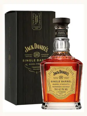 Jack Daniel's Single Barrel Barrel Strength Tennessee Whiskey 700ml whiskey bottle