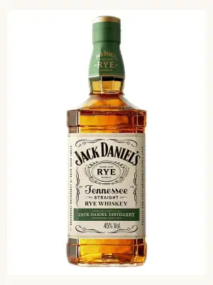 Jack Daniel's Tennessee Straight Rye Whisky 1L whiskey bottle