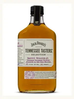 Jack Daniel's Tennessee Tasters' Selection Limited Edition Barrel Reunion #1 Red Wine Barrels Tennessee Whiskey 375mL whiskey bottle