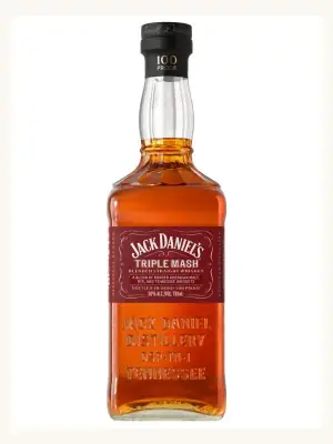 Jack Daniel's Triple Mash Blended Straight Tennessee Whiskey 700mL whiskey bottle