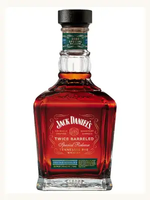 Jack Daniel's Twice Barreled Special Release 2023 Heritage Barrel Tennessee Rye Whiskey 700mL whiskey bottle